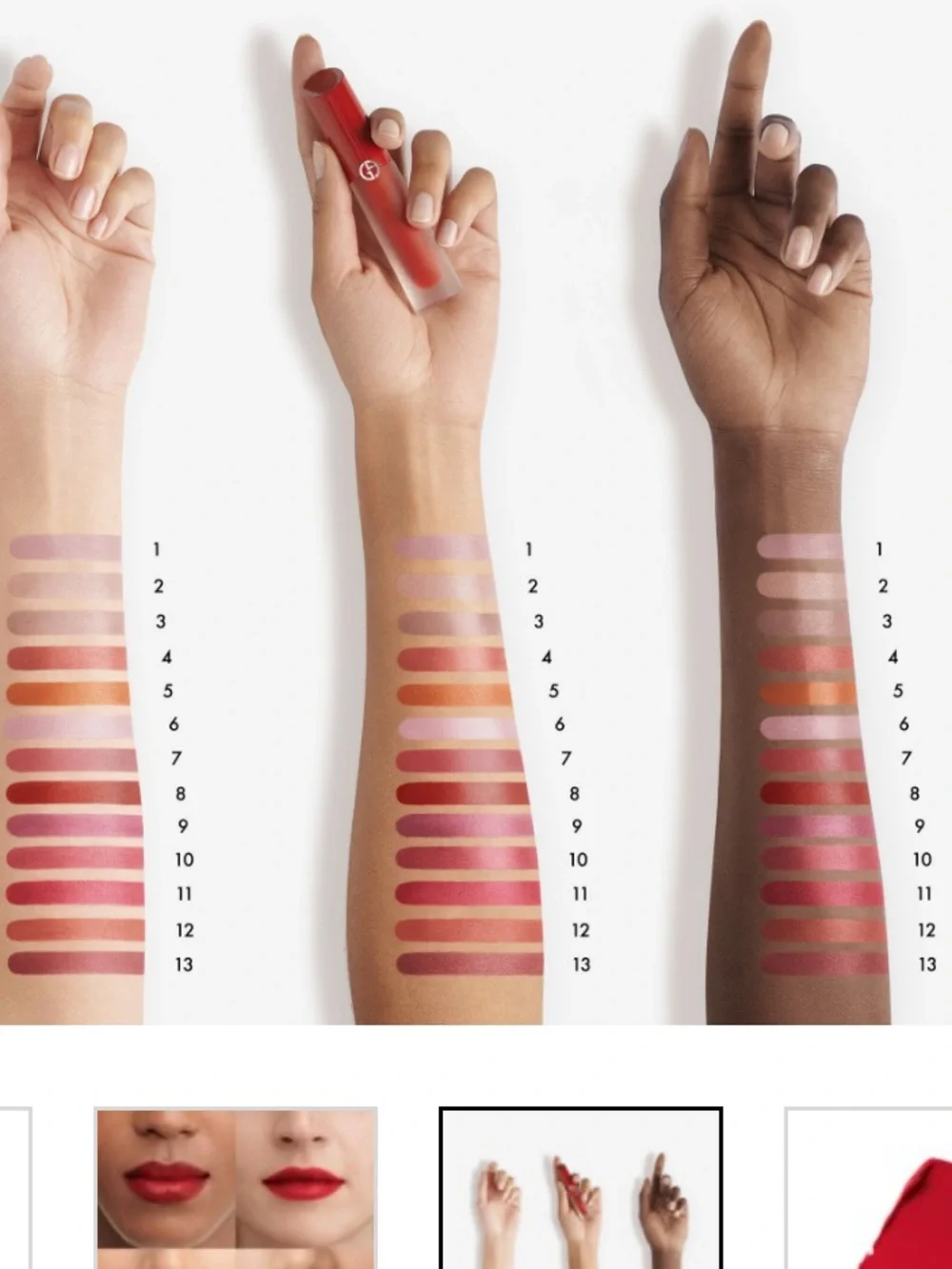 Giorgio Armani Lip Maestro Satin Skin-on-skin vibrant lip color 04 Live Concert